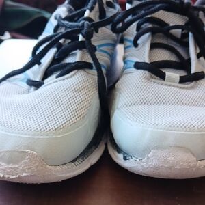 Fila White and Light Blue Athletic Shoes